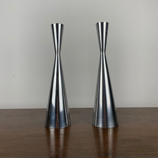 Steel Candle Holder Duo by Erika Pekkari