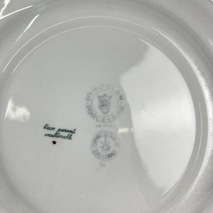 Set of 4 "Agreste" dinner plates, Sarreguemines, late 20th century, Pyroblan