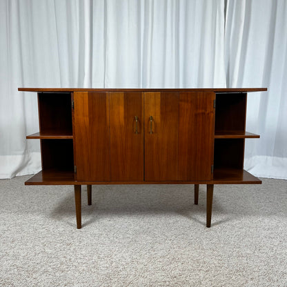 Buffet bas en placage teck, 1960/70, Midcentury modern