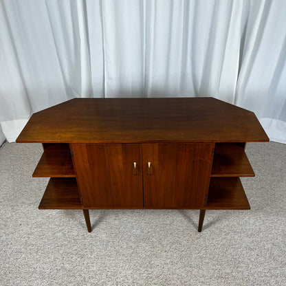 Buffet bas en placage teck, 1960/70, Midcentury modern