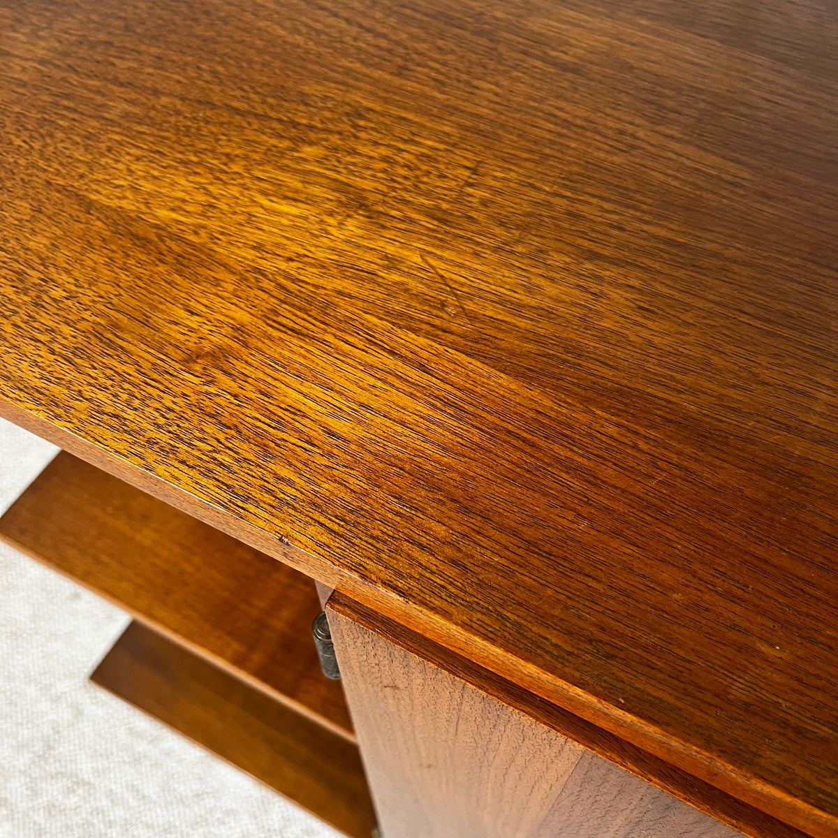 Buffet bas en placage teck, 1960/70, Midcentury modern
