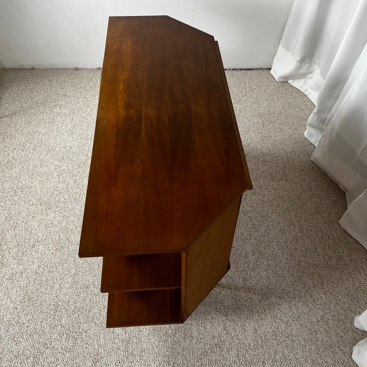 Buffet bas en placage teck, 1960/70, Midcentury modern