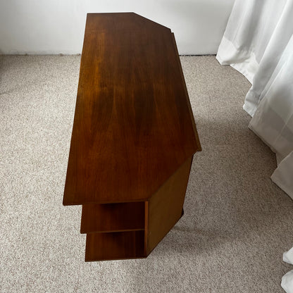 Buffet bas en placage teck, 1960/70, Midcentury modern