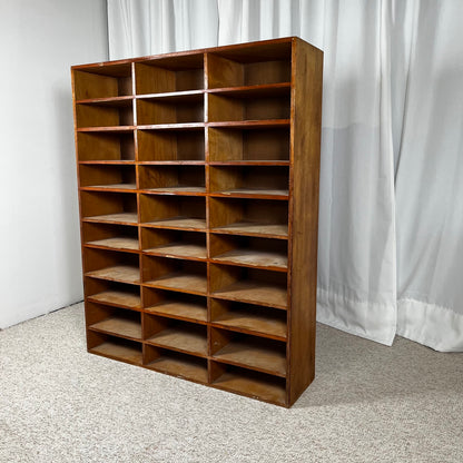 30-compartment industrial cabinet, first half of the 20th century.