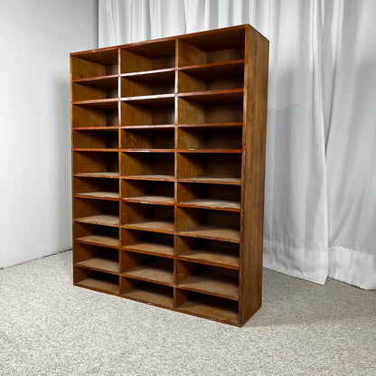 30-compartment industrial cabinet, first half of the 20th century.