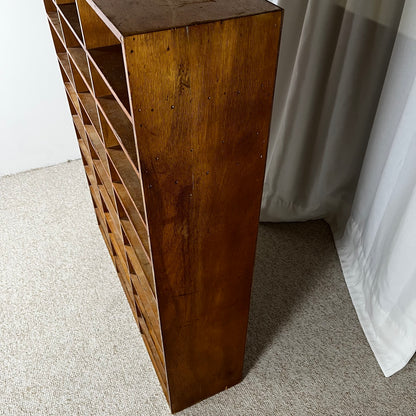 30-compartment industrial cabinet, first half of the 20th century.