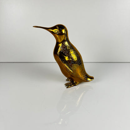 Sculpture de pingouin en laiton, style Hollywood regency - Midcentury modern