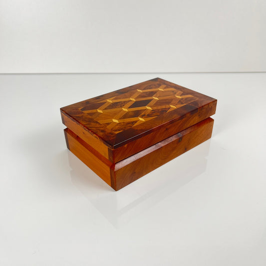 Boîte en marqueterie orientale de Jordanie, fin XXème siècle