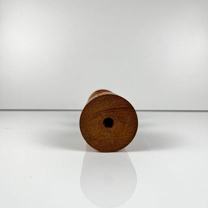 Bougeoir en bois tourné, pin,  Midcentury Modern , 1970