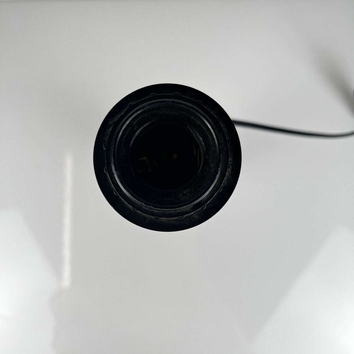 Pied de lampe en verre marmoréen rose par René Courson (1980/90)