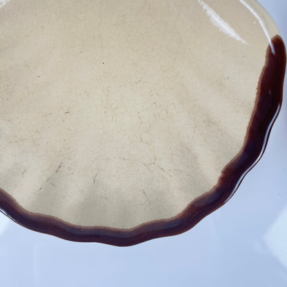 Set de 6 coquilles st Jacques en céramique par E. Henry