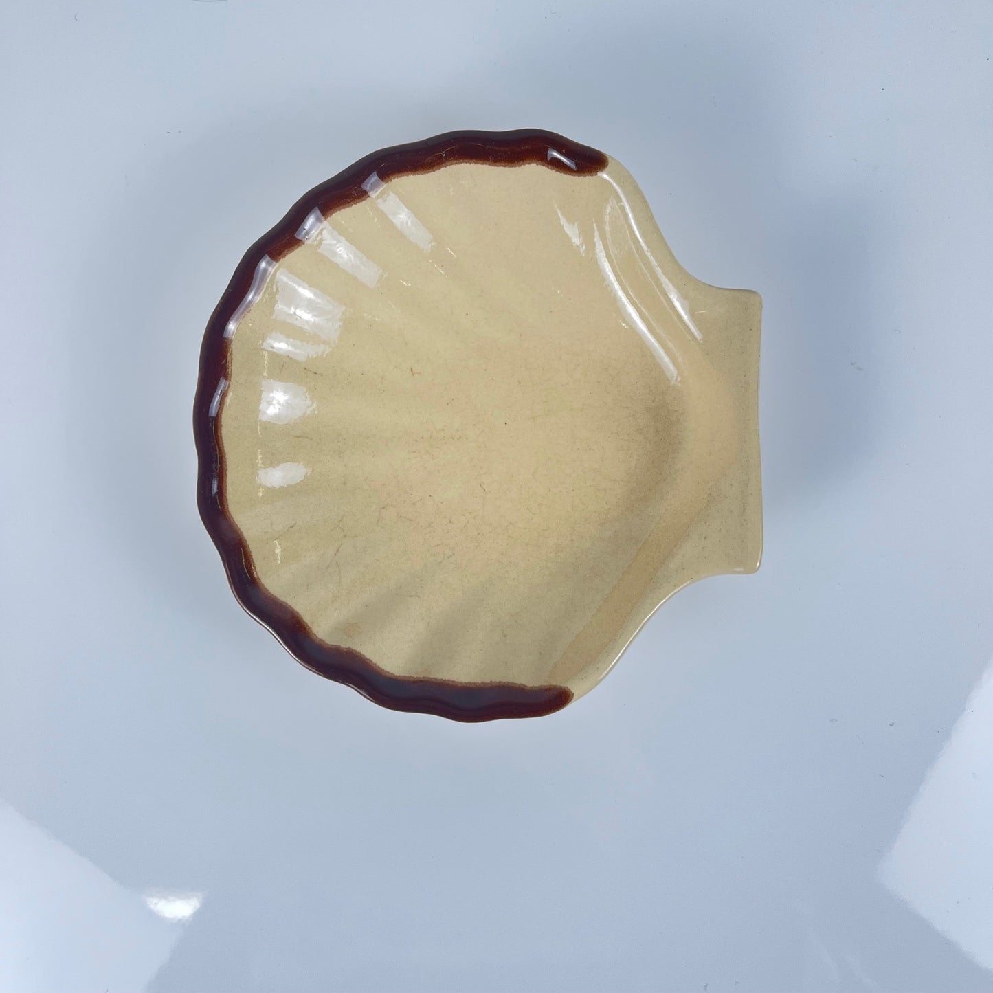 Set de 6 coquilles st Jacques en céramique par E. Henry