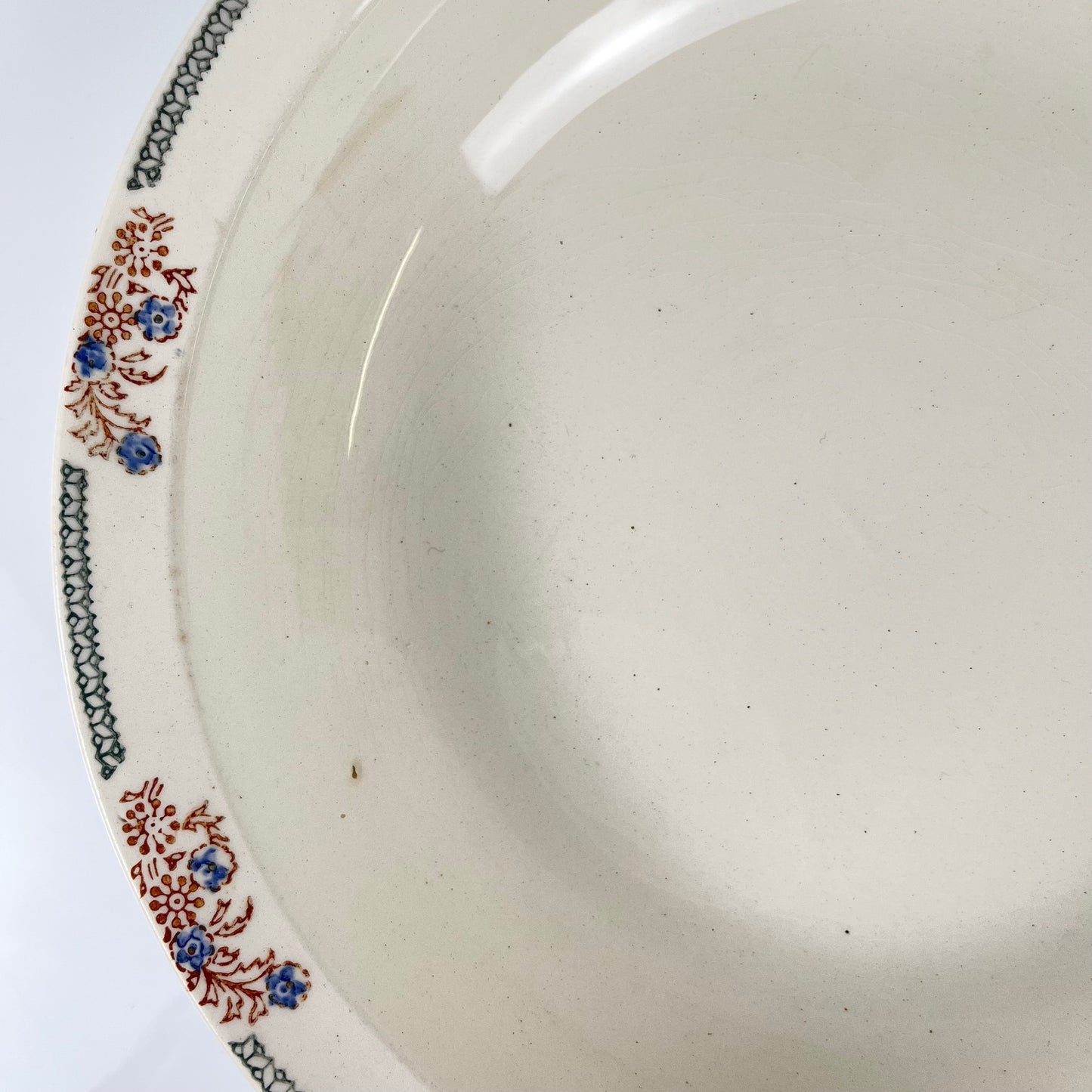 Grand saladier Longwy "Turin", 1950/70