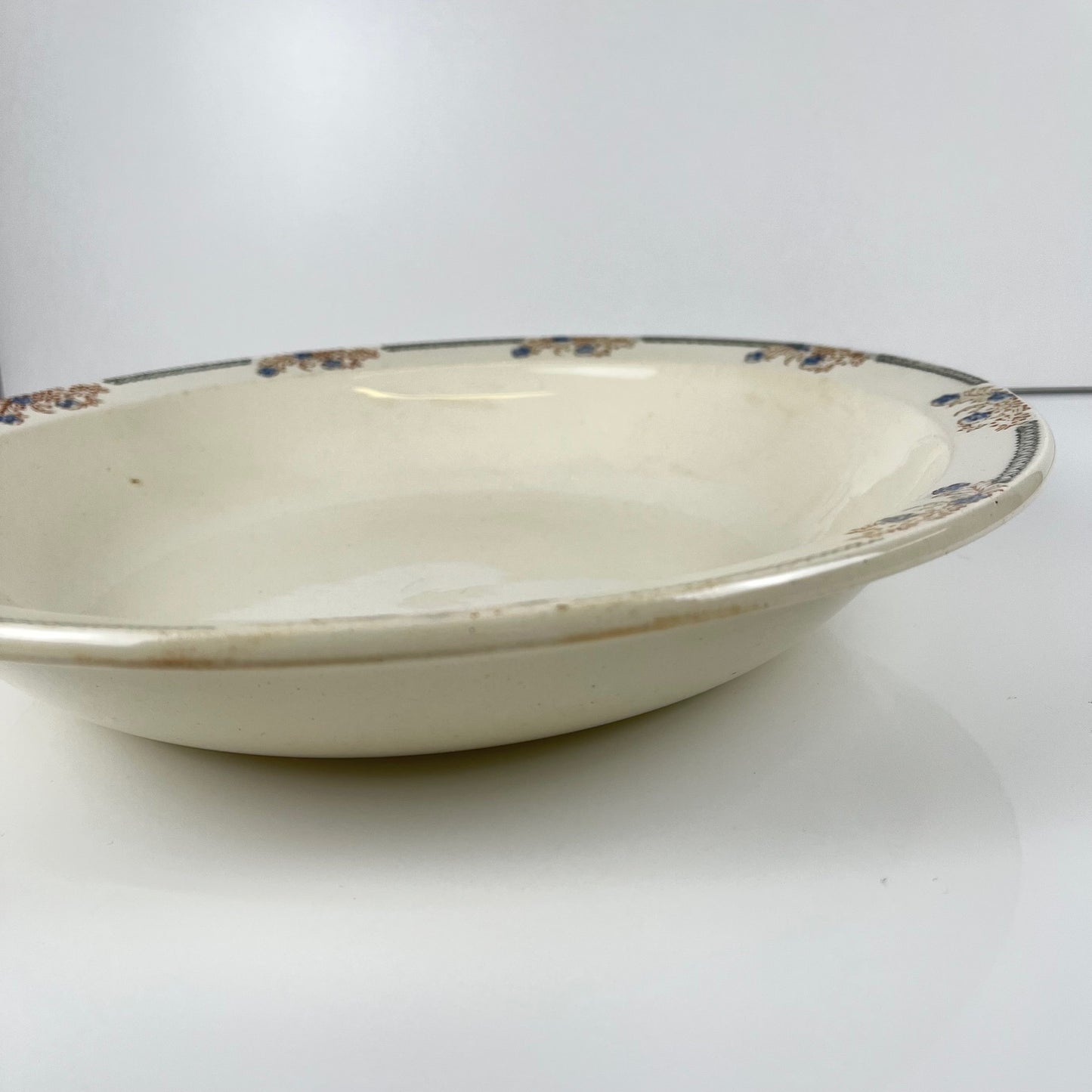 Grand saladier Longwy "Turin", 1950/70