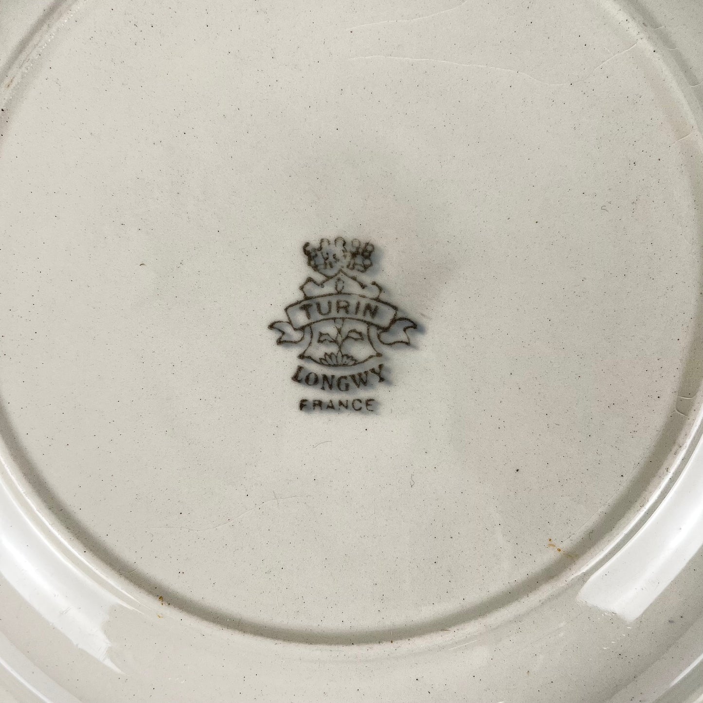 Grand saladier Longwy "Turin", 1950/70