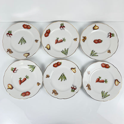 Service pour 6 personnes KG Lunéville "Le Potager" , 1950/70