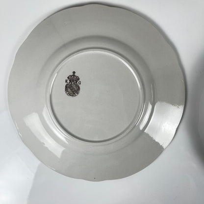 Service pour 6 personnes KG Lunéville "Le Potager" , 1950/70