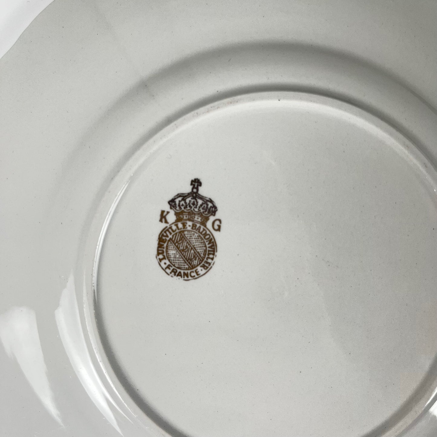 Service pour 6 personnes KG Lunéville "Le Potager" , 1950/70