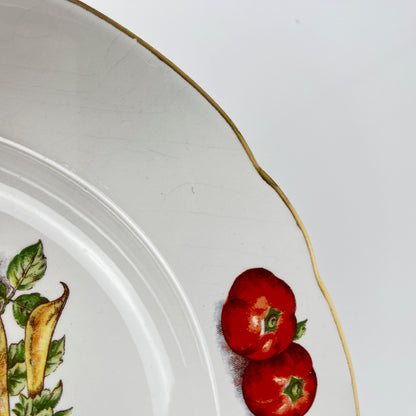 Service pour 6 personnes KG Lunéville "Le Potager" , 1950/70