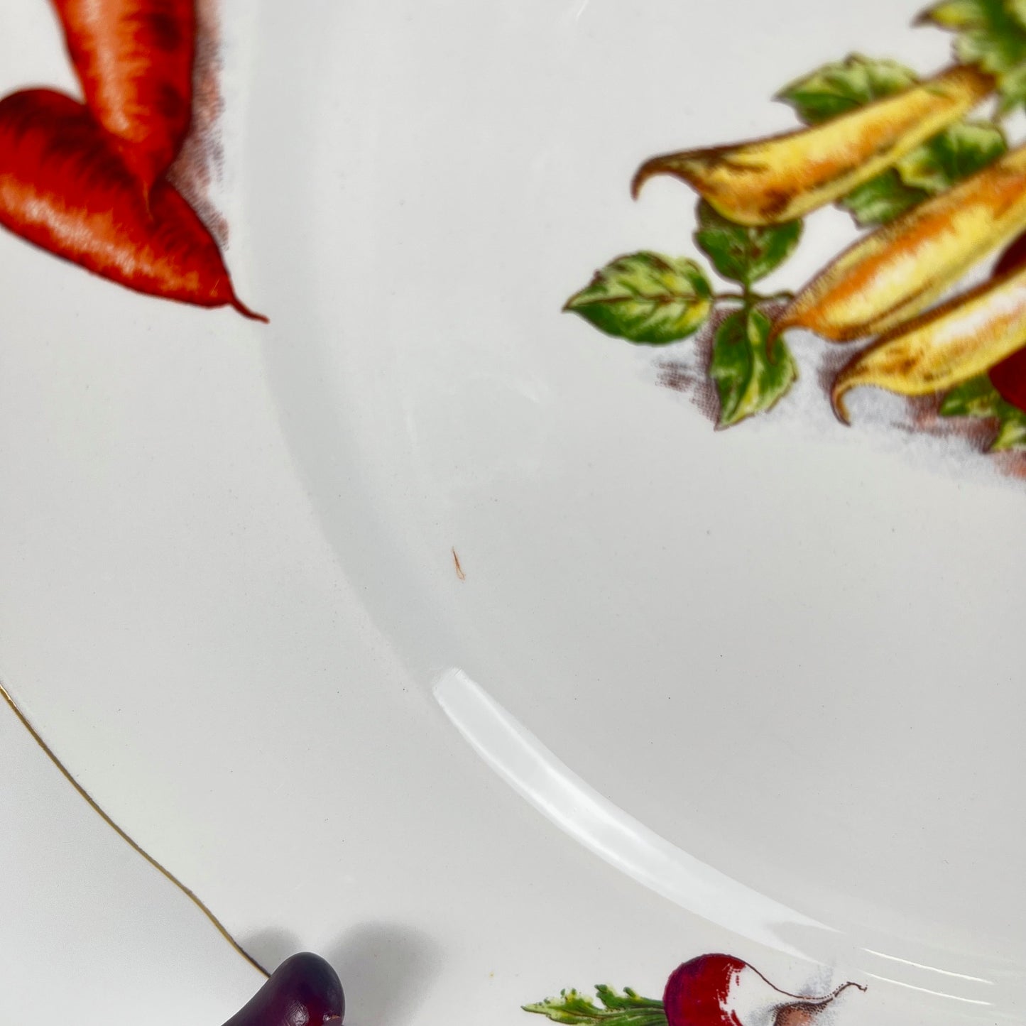 Service pour 6 personnes KG Lunéville "Le Potager" , 1950/70