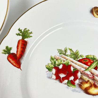 Service pour 6 personnes KG Lunéville "Le Potager" , 1950/70