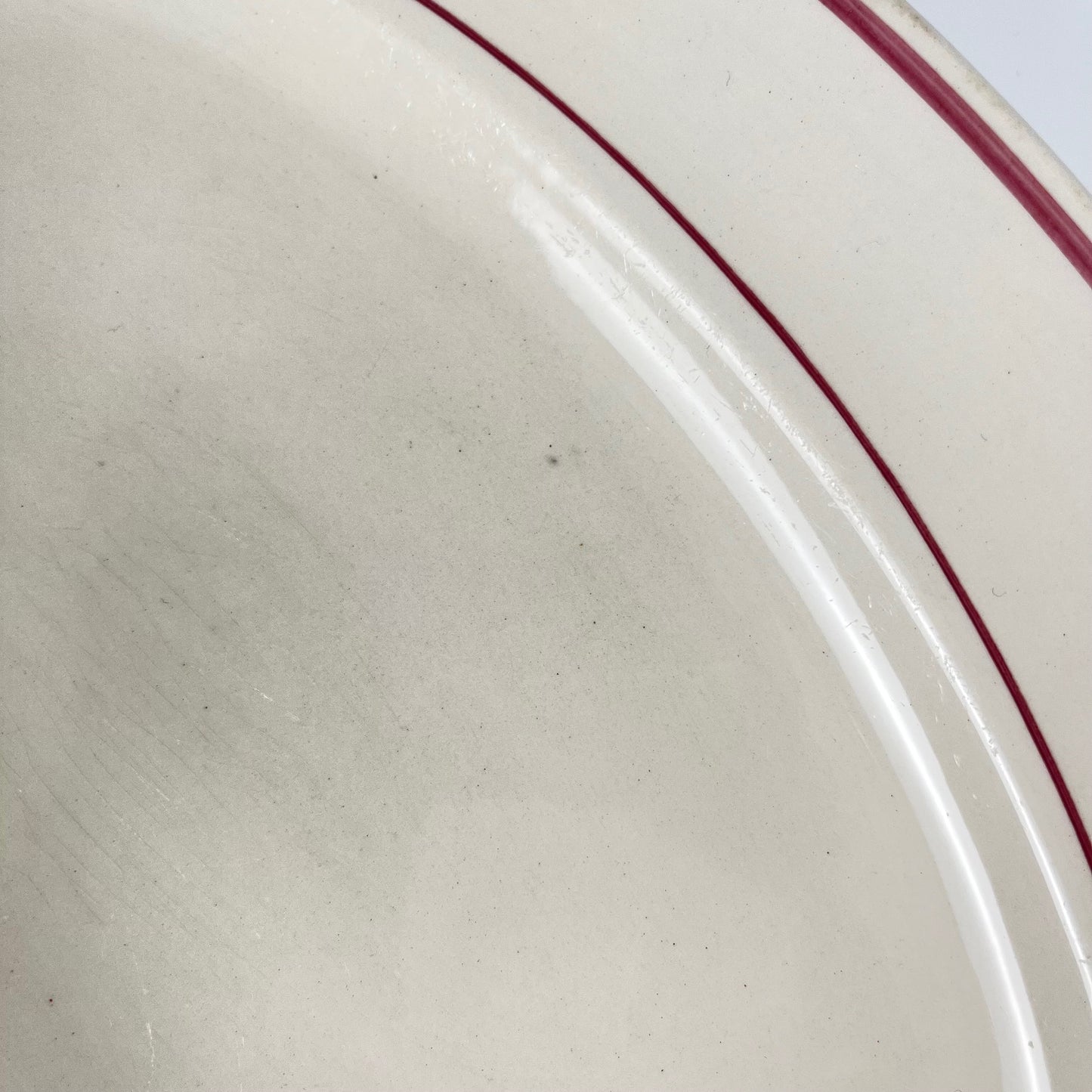 Grand plat ovale Sarreguemines "Samois", début XXe