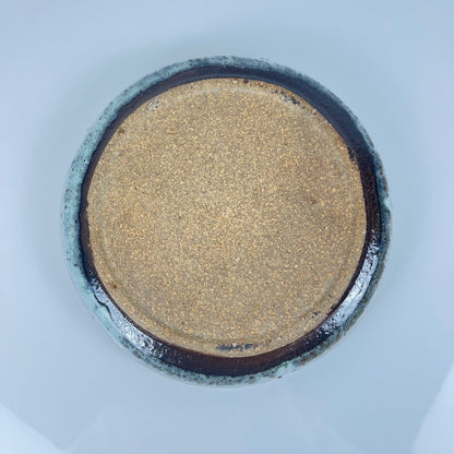 Plat apéritif en grès émaillé, 1970