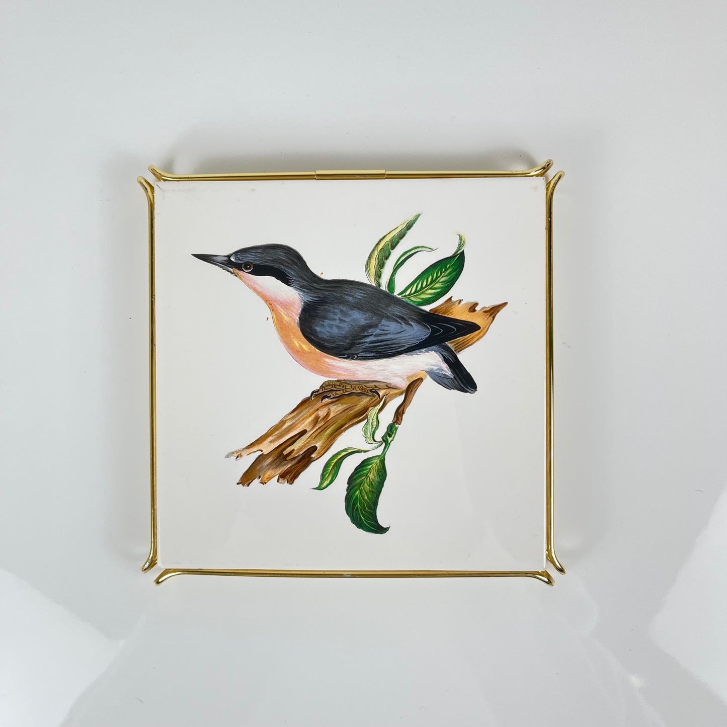 Dessous de plat Villeroy & Boch oiseau gris, 1950
