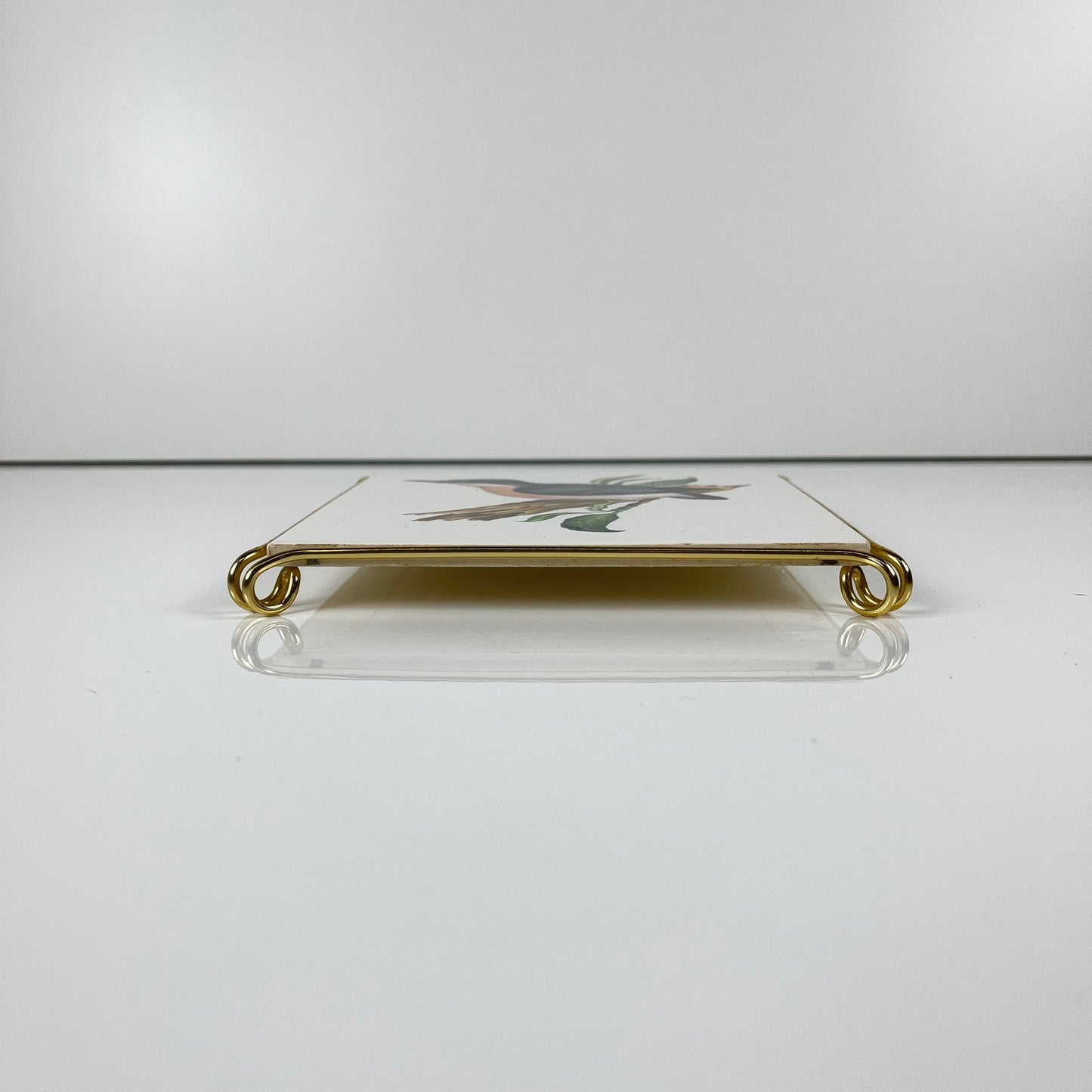 Dessous de plat Villeroy & Boch oiseau gris, 1950