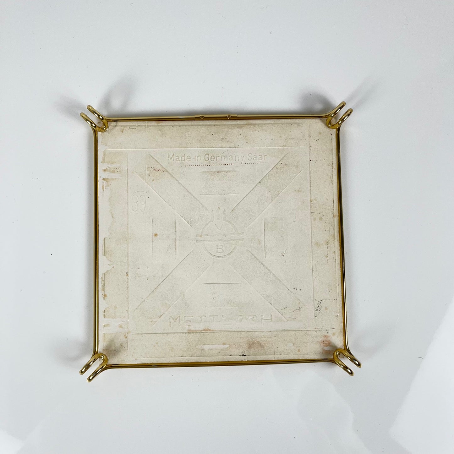 Dessous de plat Villeroy & Boch oiseau gris, 1950