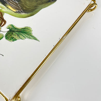 Dessous de plat Villeroy & Boch oiseau vert, 1950