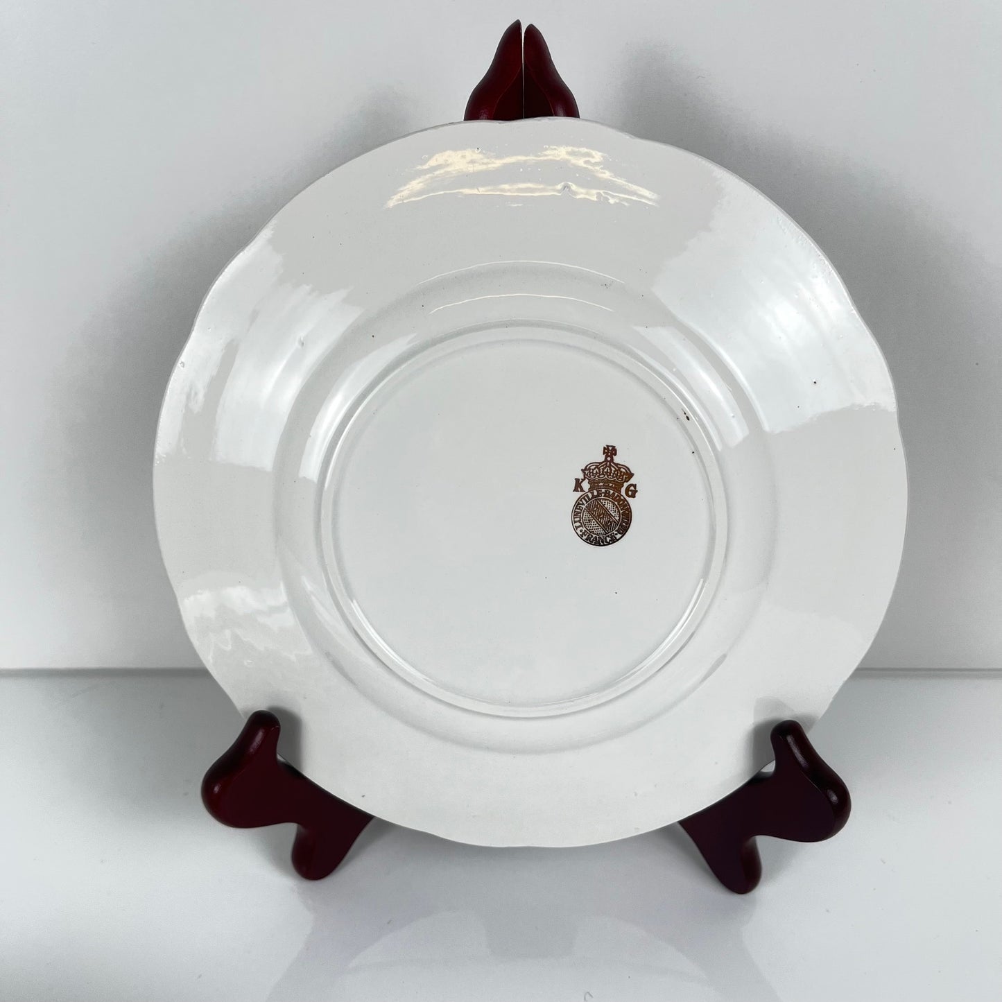 Set de 6 assiettes à dessert KG Lunéville "Le Potager" , 1950/70