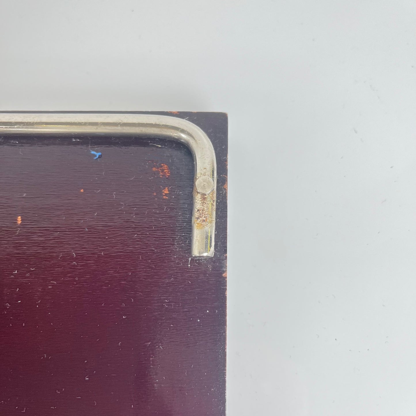 Plateau aperitif vintage bois et verre , 1960/70