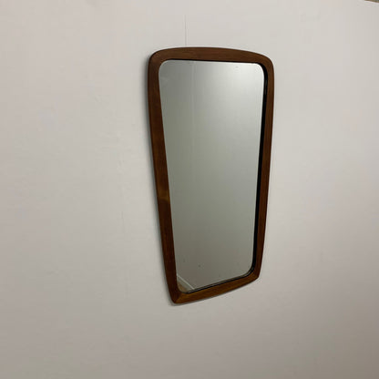 Miroir vintage danois en teck , 1960