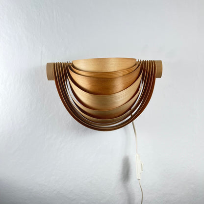 Applique murale Translandia en Pin, Danemark, 1960-70