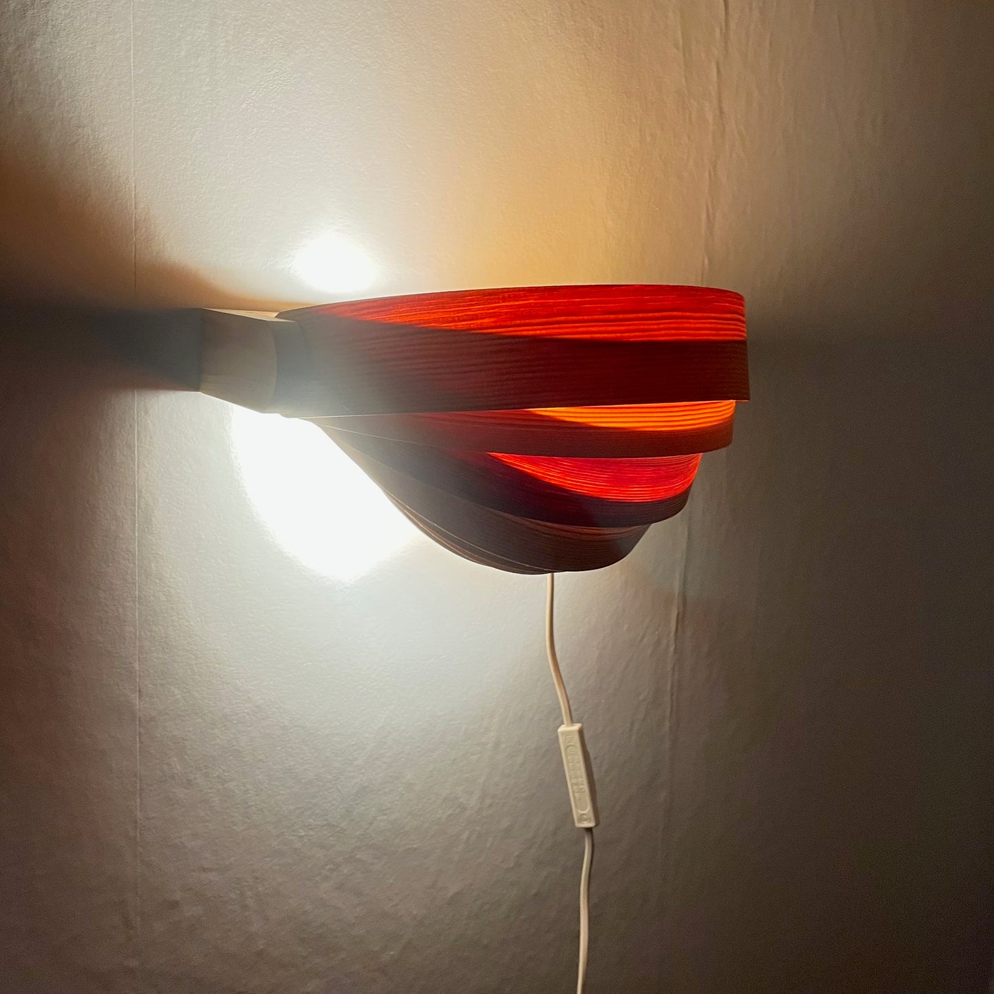 Applique murale Translandia en Pin, Danemark, 1960-70