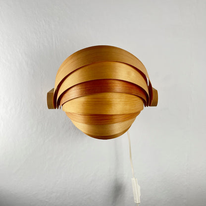 Applique murale Translandia en Pin, Danemark, 1960-70