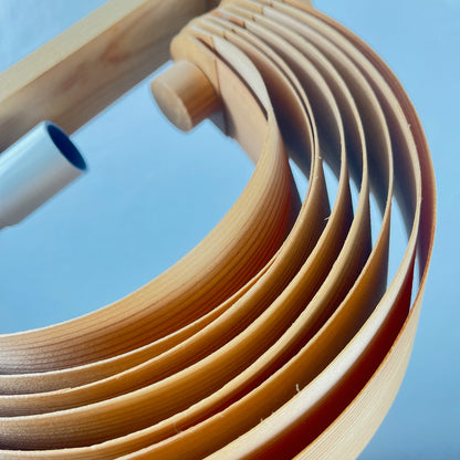 Applique murale Translandia en Pin, Danemark, 1960-70