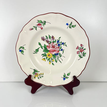 Set de 3 assiettes creuses KG Lunéville  "Réverbère"