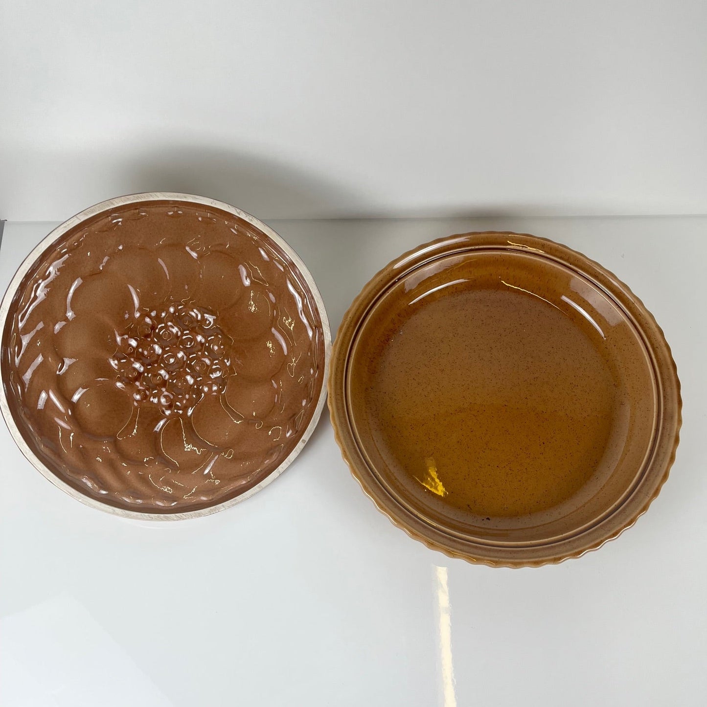 Plat à tarte barbotine "tarte aux fruit"