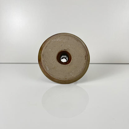 Bougeoir à main en grès