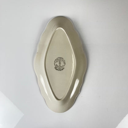 Petit plat Salins les bains rose, avant 1970