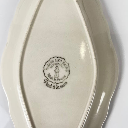 Petit plat Salins les bains rose, avant 1970