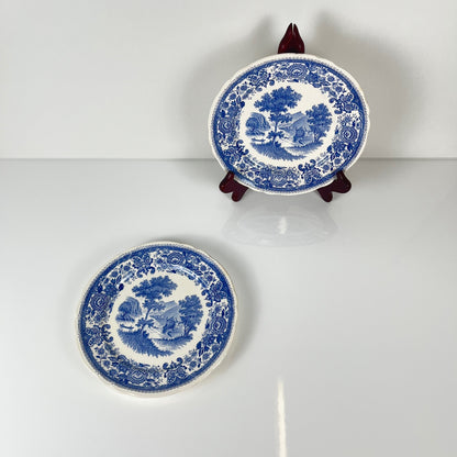 Set de 2 assiettes à dessert Villeroy & Boch "Burgenland" ,bleu