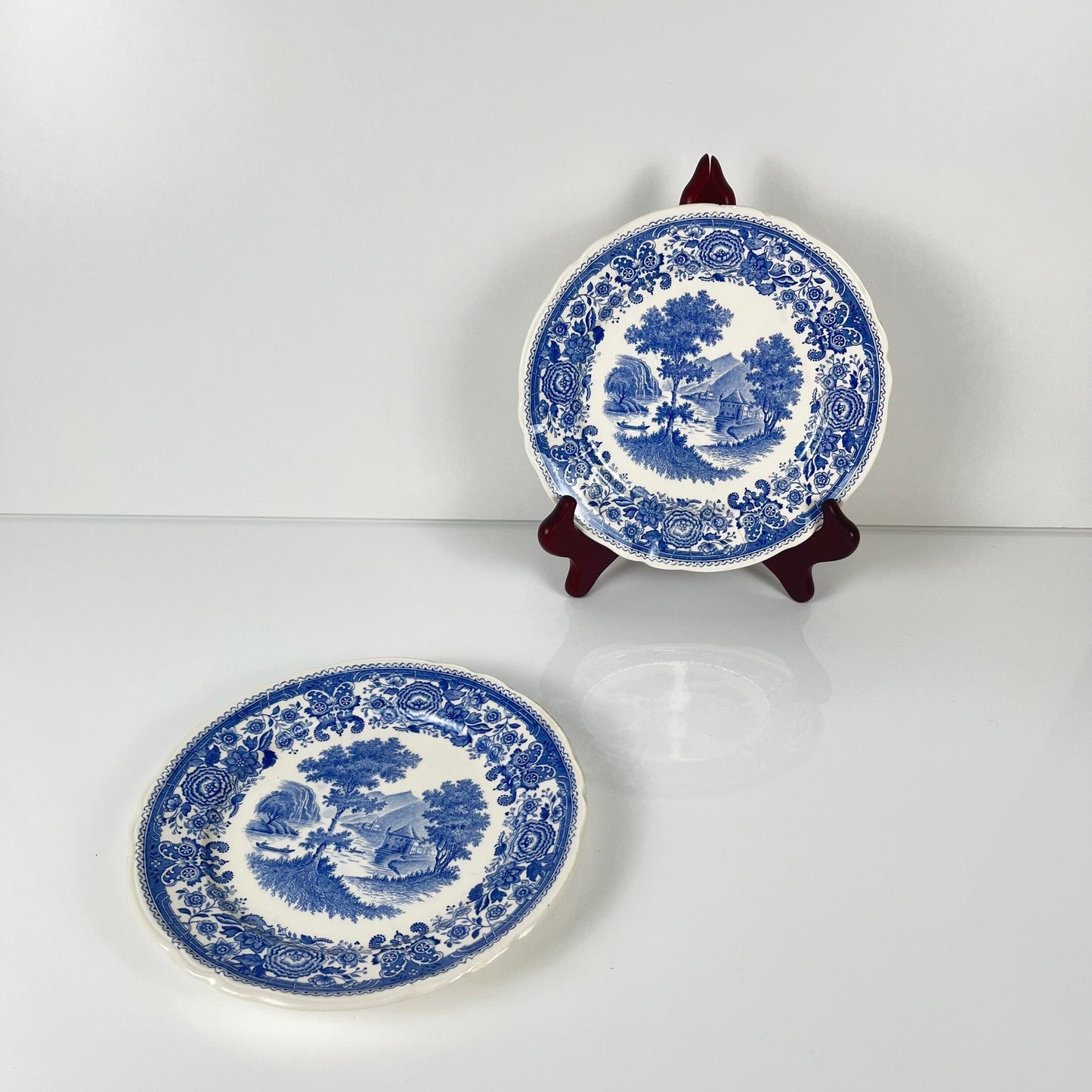 Set de 2 assiettes à dessert Villeroy & Boch "Burgenland" ,bleu