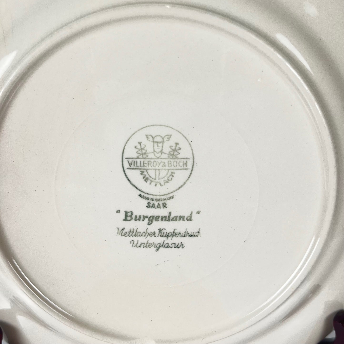 Set de 2 assiettes à dessert Villeroy & Boch "Burgenland" ,bleu