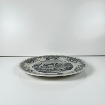 Plat Villeroy & Boch  "Wiltz, luxembourg", gris