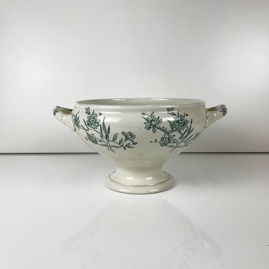 Soupière terre de fer Pexonne "Lucrèce" XIXe