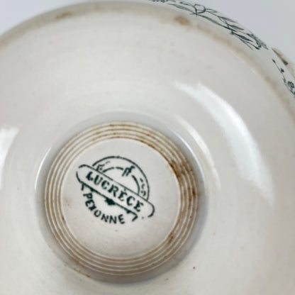 Soupière terre de fer Pexonne "Lucrèce" XIXe