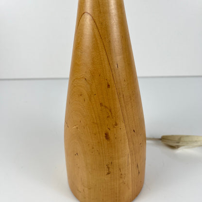 Pied de Lampe Lans en bois tourné, IKEA, 1990